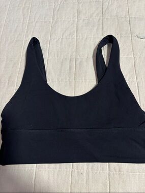 lululemon athletica Black Scoop Sports Bra